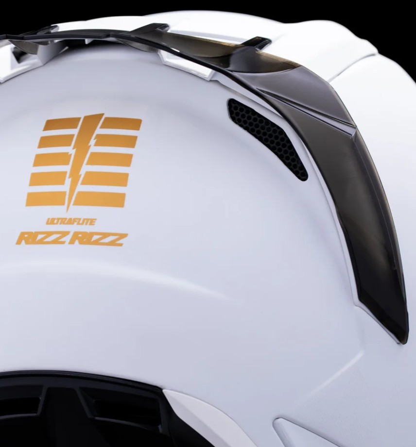 CASCO ICON Ultraflite Rizz Rizz - MIPS BLANCO & NEGRO - Imagen 4